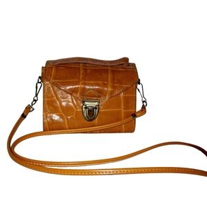 Vintage 1960s Leather Crossbody Bag